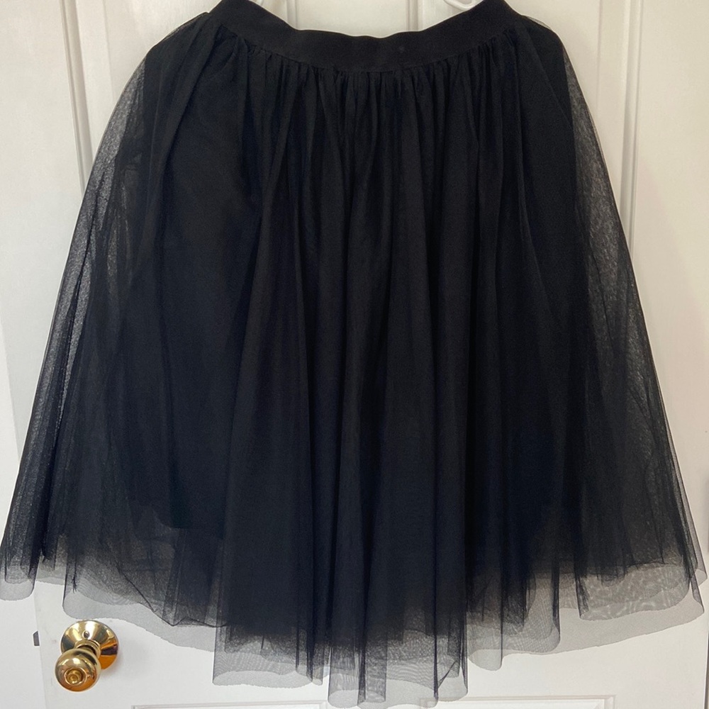 Esley Black Tulle Skirt